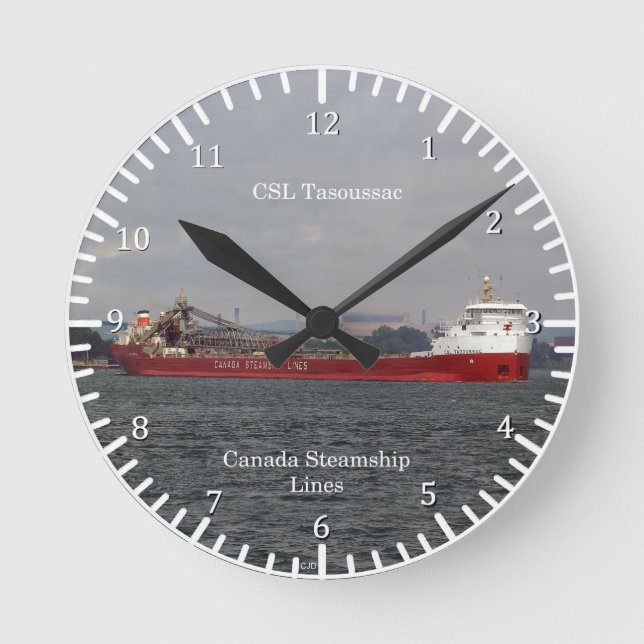 Redondo Mediano Reloj rojo CSL Tadoussac (Anverso)
