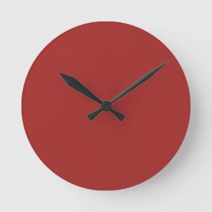 Redondo Mediano Reloj rojo plano