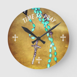 Redondo Mediano Reloj Rosario Tiempo de rezar