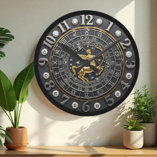 Redondo Mediano Reloj sagitario, signo zodiaco, gemas, astrología