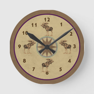 Redondo Mediano Reloj septentrional de los alces