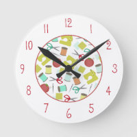 Reloj temático de costura