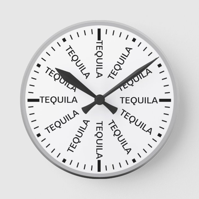 Redondo Mediano Reloj Tequila O' - Hora Tequila (Anverso)