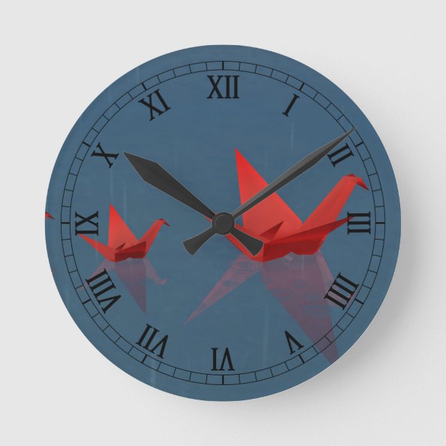 Redondo Mediano Reloj tranquilo del día lluvioso (Anverso)