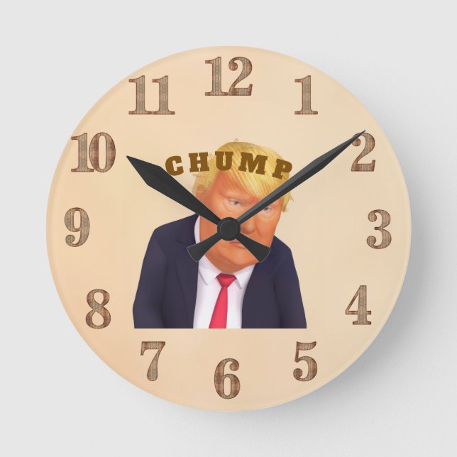 Redondo Mediano Reloj Trump/Caprichoso (Anverso)