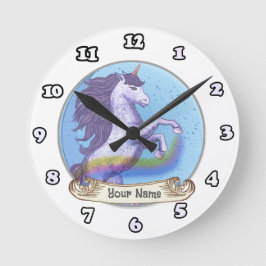 Redondo Mediano Reloj Unicornio atrevido