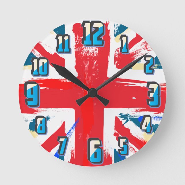 Redondo Mediano reloj Union Jack (Anverso)