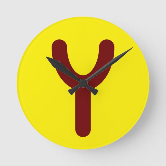 Redondo Mediano Reloj utópico de la catapulta (Anverso)