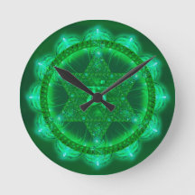 Reloj verde de Vishuddhi Chakra