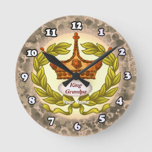 Redondo Mediano Rey Abuelo Reloj