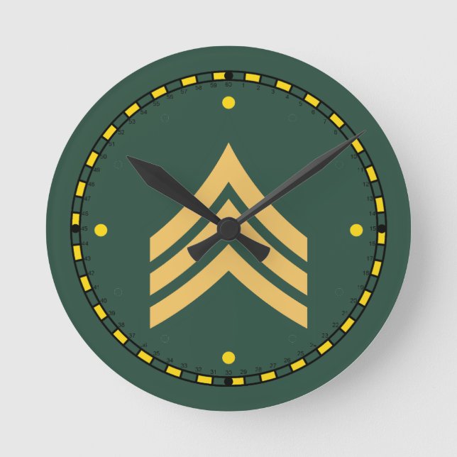 Redondo Mediano Sargento de ejército reloj (Anverso)