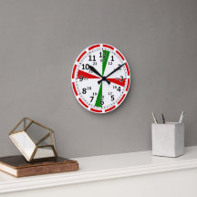 Señal de alarma de reloj de la sala de radio