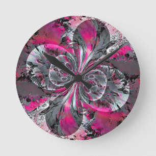 Redondo Mediano Señales mixtas reloj grande