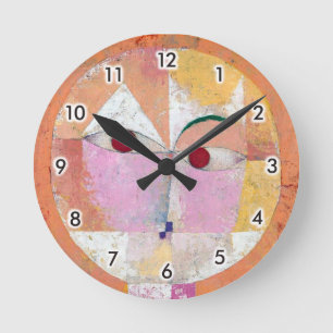 Redondo Mediano Senecio, reloj del muro de la plaza Paul Klee