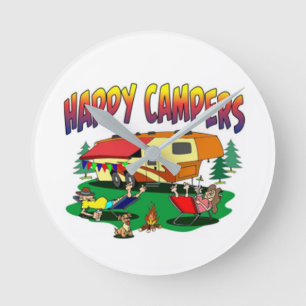 REDONDO MEDIANO ****SOMOS CAMPAMENTOS FELICES*** RELOJ