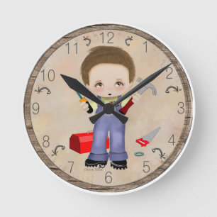 Redondo Mediano Sr. Arreglo-él reloj