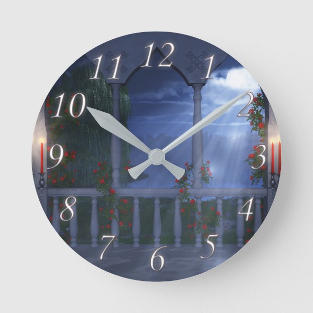 Redondo Mediano Su reloj de plata de la capa (Anverso)