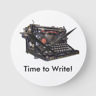 Redondo Mediano Tiempo de escritura del reloj