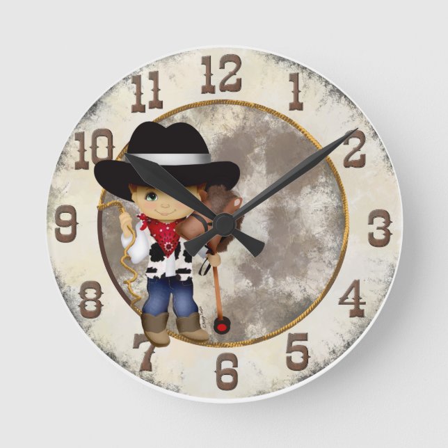Redondo Mediano Vaquero con el reloj del caballo de palillo (Anverso)