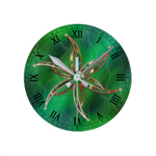 Redondo Mediano Verde como el reloj de la hierba
