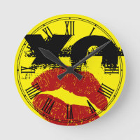 XO XO me besa retro Reloj / Decoración Fiesta dive