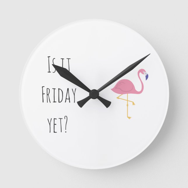 Redondo Mediano "¿Ya es viernes?" reloj (Anverso)