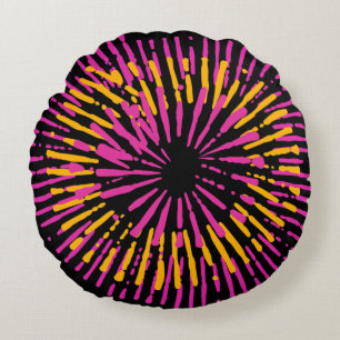 Redondo Moderno Cojín decorativo violeta colorido