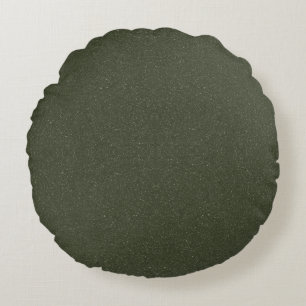Redondo Moss Green Sparkle Round Cojín decorativo - Person