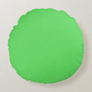 Redondo MVB Cojín decorativo sólido verde
