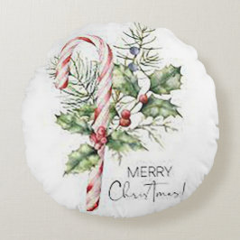 Redondo Navidades Candy Cane Round Cojín decorativo
