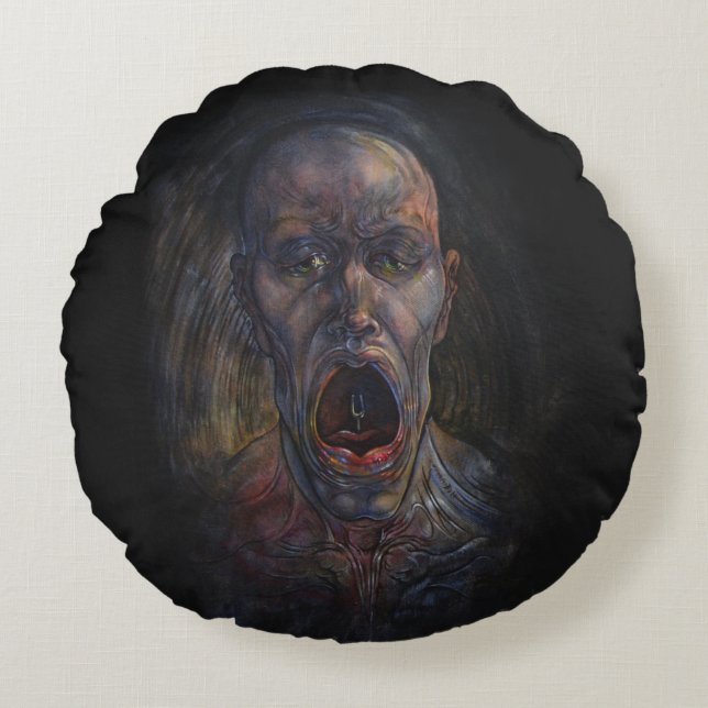 Redondo Orfeo en el Cojín decorativo de la Ronda Submundia (Anverso)