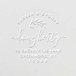 Redondo simple de dirección de devolución de nombr