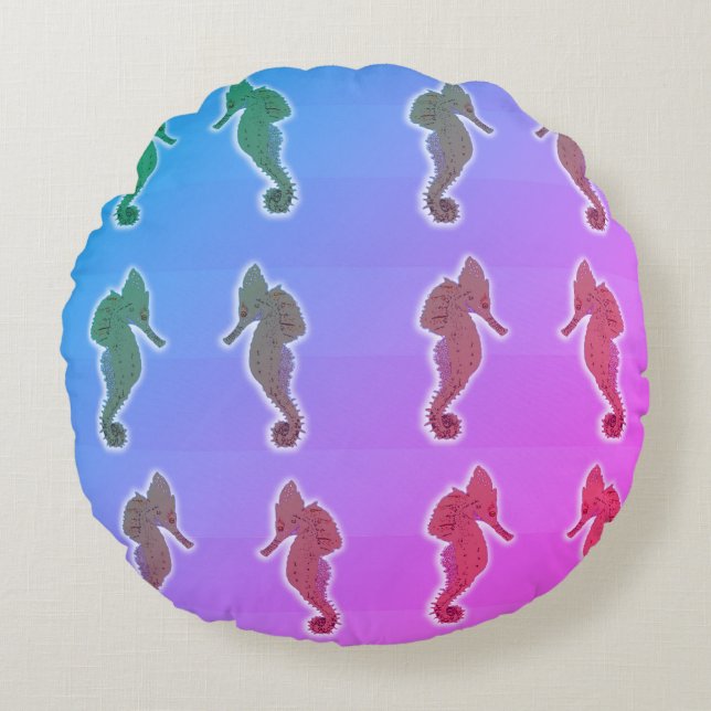 Redondo Sueños de verano, cojín de caballitos de mar (Anverso)