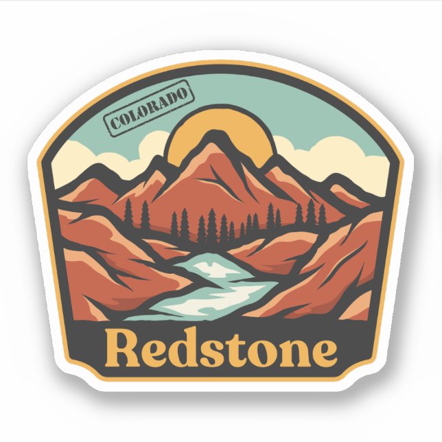 Redstone, Pegatina de Colorado (Anverso)
