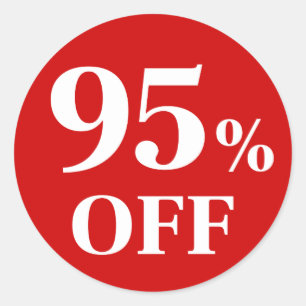 Reducción del 95% Pegatina clásica redonda de fond