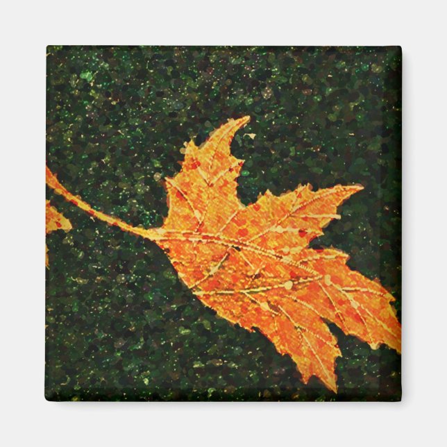 Reduciendo el imán de pintura de aceite de hoja (Frente)