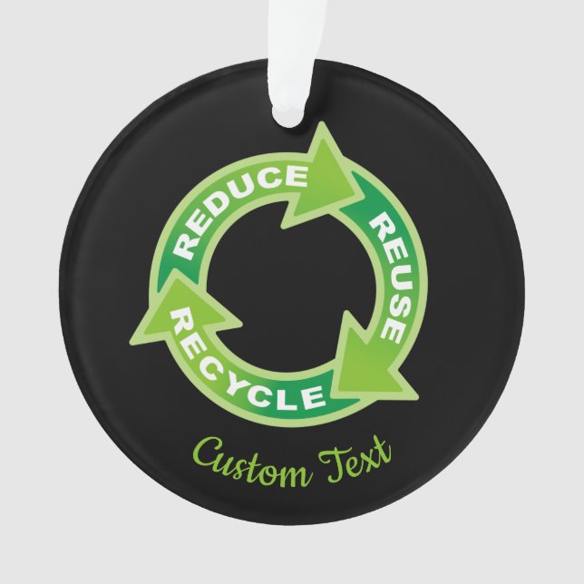 Reducir el ornamento de reciclaje de reutilización (Anverso)