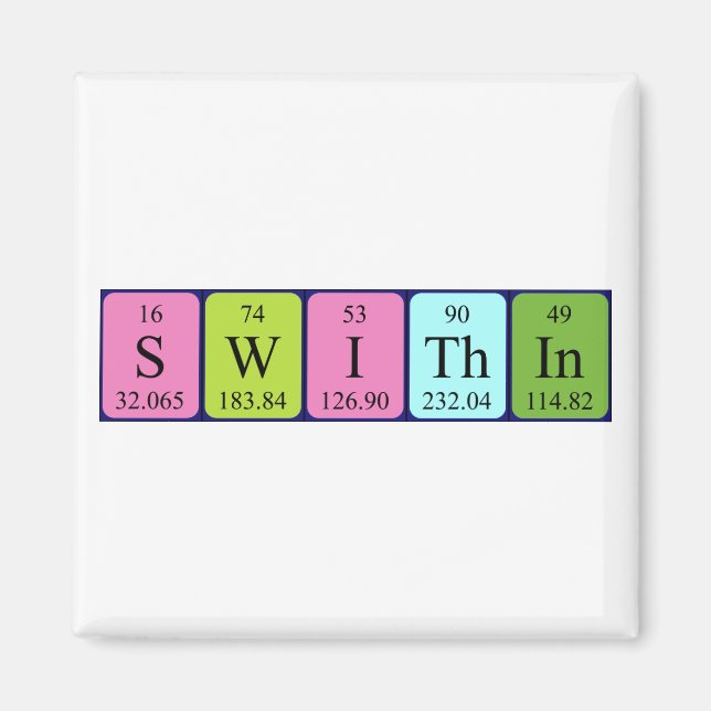 Reducir imán de nombres de tabla periódica (Frente)