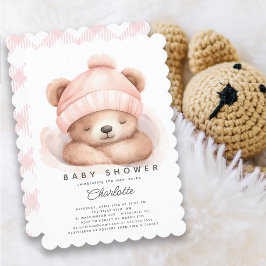 Reducir la invitación de Baby Shower al oso
