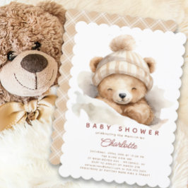 Reducir la invitación de Baby Shower al oso