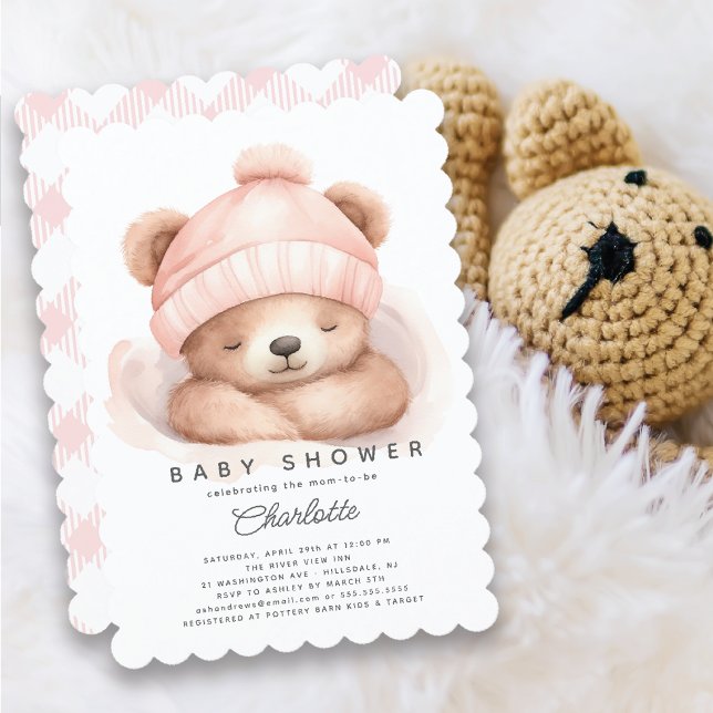 Reducir la invitación de Baby Shower al oso (Subido por el creador)