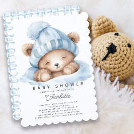 Reducir la invitación de Baby Shower al oso