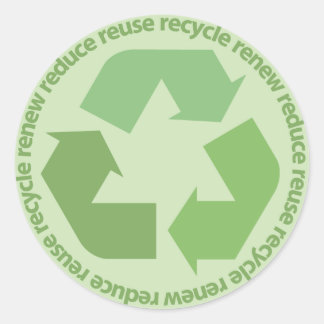 Reducir la reutilización de los Pegatinas de renov