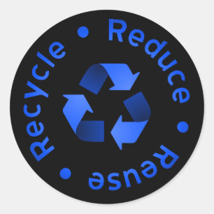 Reducir, reutilizar, reciclar Pegatina