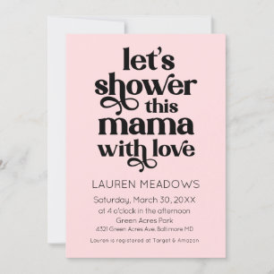 Reduzcamos esta invitación a la tipografía mamaria