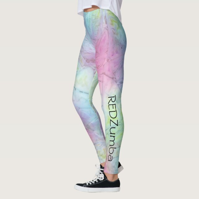 REDZumba Multicolor Blur Leggings (Izquierda)