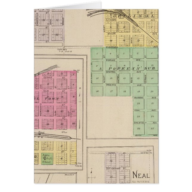 Reece, Fall River, Hamilton y Climax, Kansas (Frente)