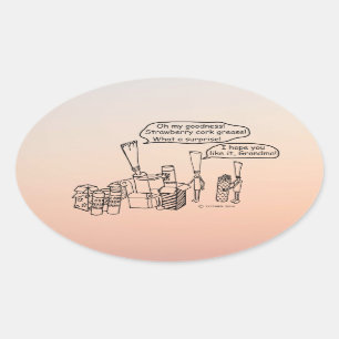 Reedz Gifts Oval Pegatina