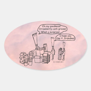 Reedz Gifts Oval Pegatina