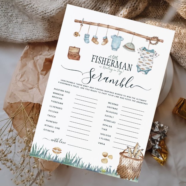 Reel Divertido pescando juego de palabras Baby Sho (Subido por el creador)